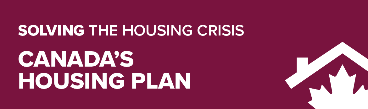 Canada's Housing Plan banner